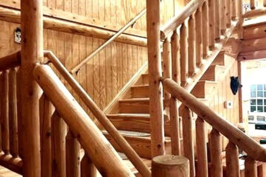 One Of A Kind Rustic Log Cabin Near Bryce Resort - Large Game Room - Fire Pit - Large Deck - Bbq Basye Dış mekan fotoğraf
